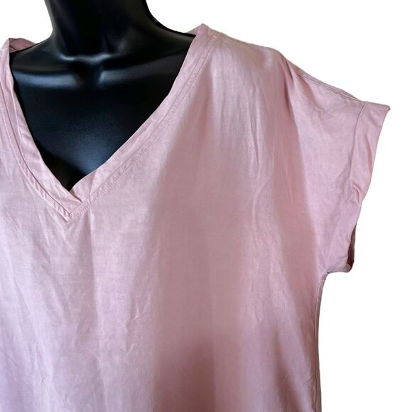 Soft Surroundings Felicity Fringe Pink Dress - Picture 5 of 13